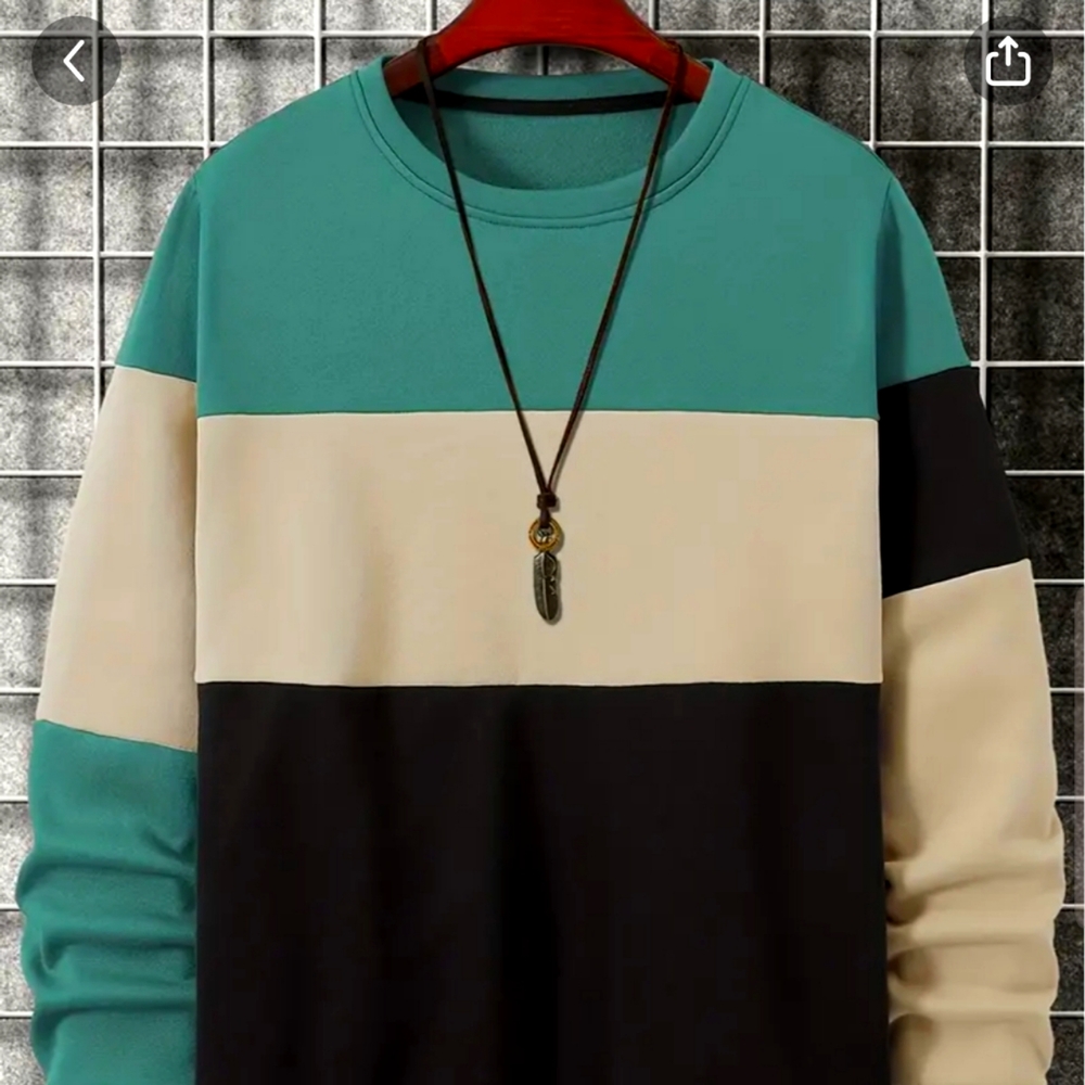 Men long sleeve sweatshirt